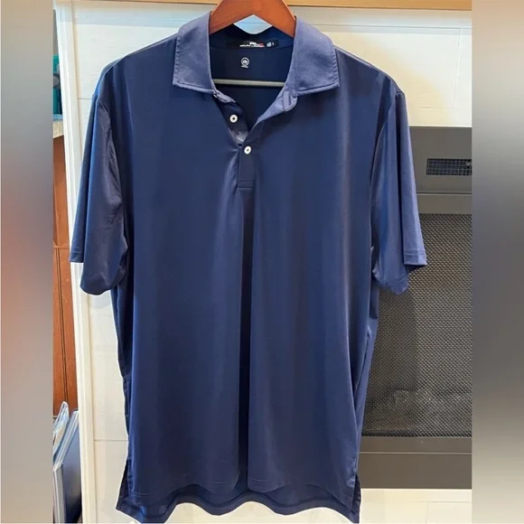 Ralph Lauren RLX Jersey Polo Shirt Carnoustie Gray quarter zip Size large - Picture 6 of 12